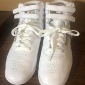Reebok Freestyle Hi Women’s Athletic Shoe Casual Sneaker High Top Trainers #322
